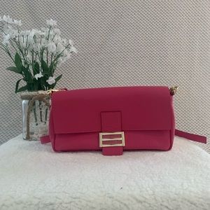 Small pink crossbody/clutch